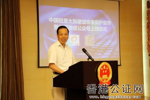 駐意大利使館領事保護與服務微信公眾號正式上線