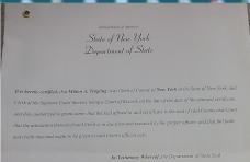 美國公司公證認證樣本